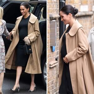 Hatch Black Softsculpt Knit Eliza Dress Crewneck Maternity Midi Size 3 (L 10-12)